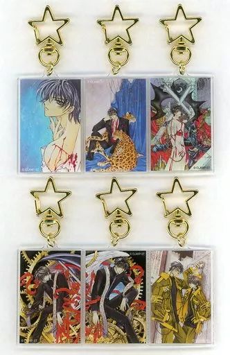 中古】雑貨 全6種セット アクリルチャーム 「くじ引き堂 CLAMP X