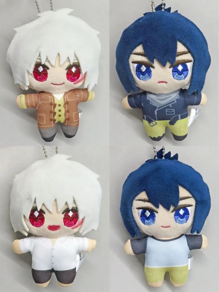 中古】ぬいぐるみマスコット・ぬいぐるみバッジ 全4種セット ちょこ友