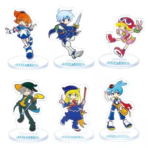 【中古】アクリルスタンド・アクリルパネル 全6種セット 「ぷよぷよ アクリルスタンド」アクリルスタンド
