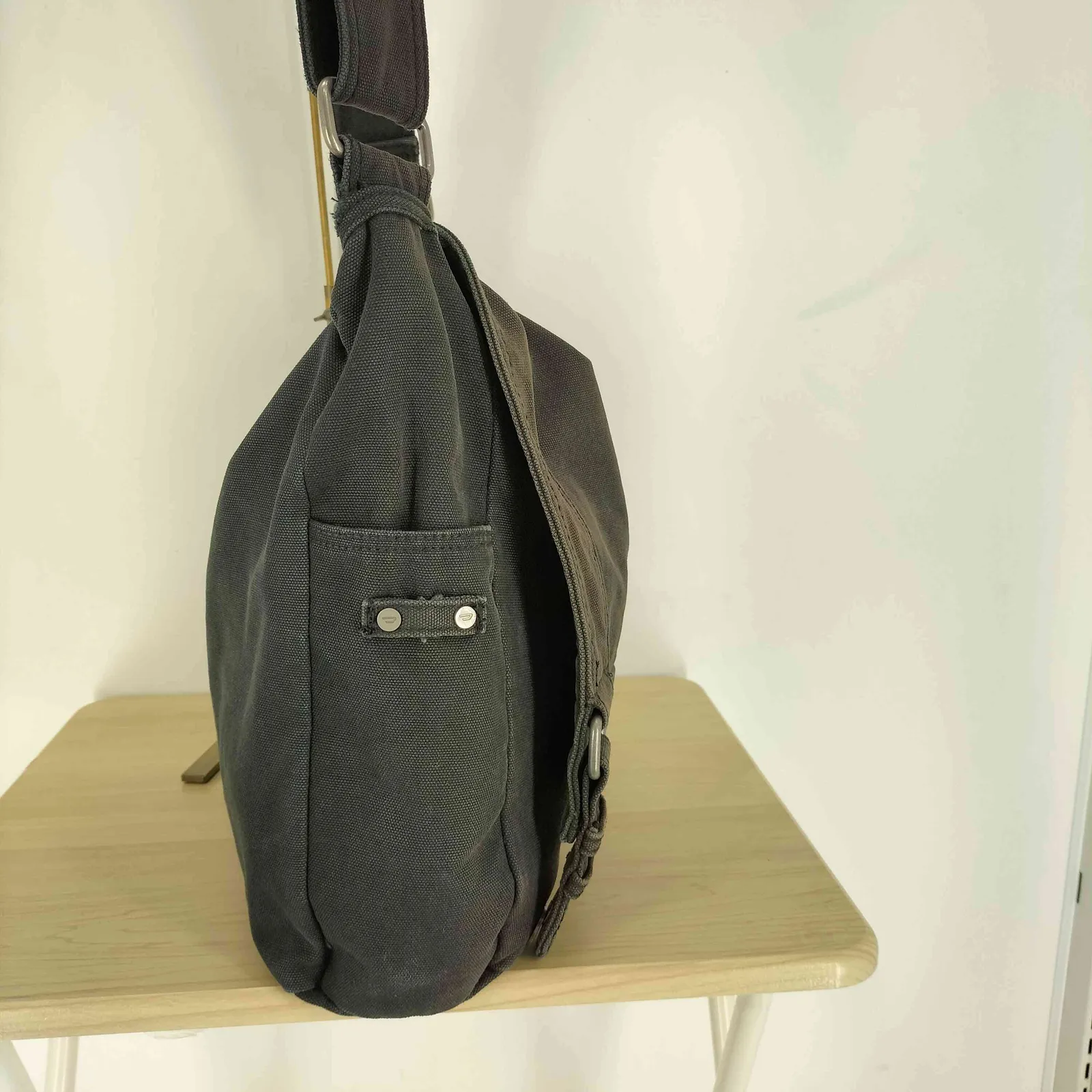 ディーゼル DIESEL 00S Canvas logo shoulder bag ロゴ キャンバス
