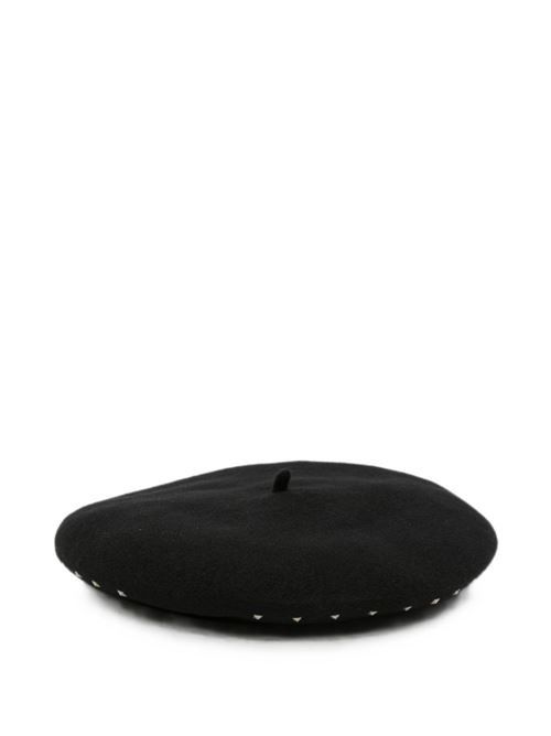 EMPORIO ARMANI ロゴ ウール バスク ハット 送料無料