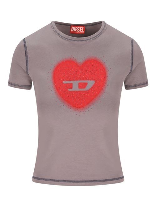 DIESEL ロゴ コットン Tシャツ 送料無料