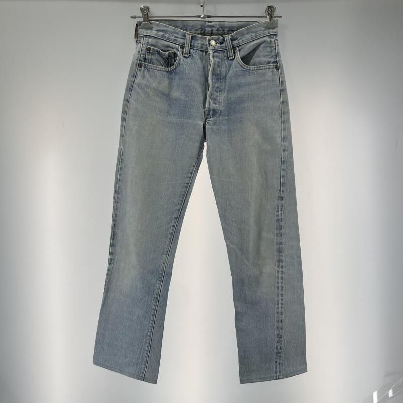 【中古】70s LEVI'S 66後期 501 デニムパンツ W約78cm 30インチ相当 刻印6 スモールe △パッチ欠品[19]