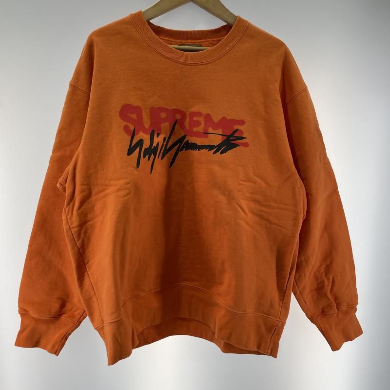 【中古】Supreme × Yohji Yamamoto 20AW Crewneck オレンジ サイズM シュプリーム ヨウジヤマモト[19]