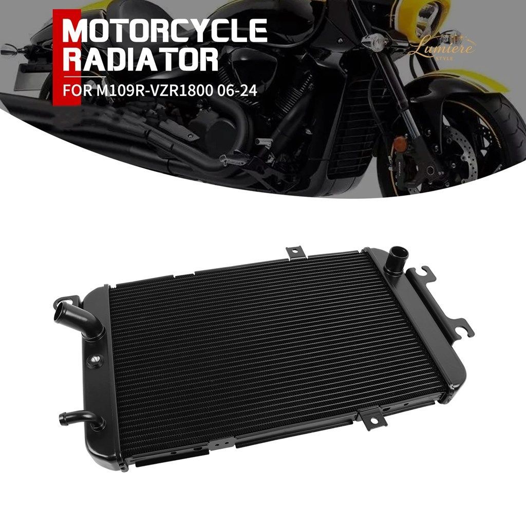 オートバイ用アルミ製エンジンラジエーター VZR1800 BOULEVARD 1800 2006-2024 オイルクーラー 冷却水タンク