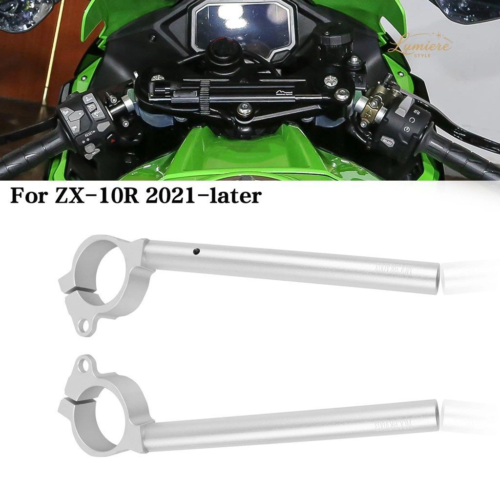 49mmフォークチューブクリップオンハンドルバーモーターサイクルクリップオンハンドルバーグリップカワサキZX-10R 2021 - 25