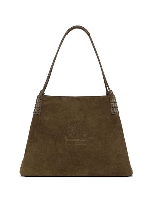 ETRO ラージ レザー トートバッグ 送料無料 126,625円