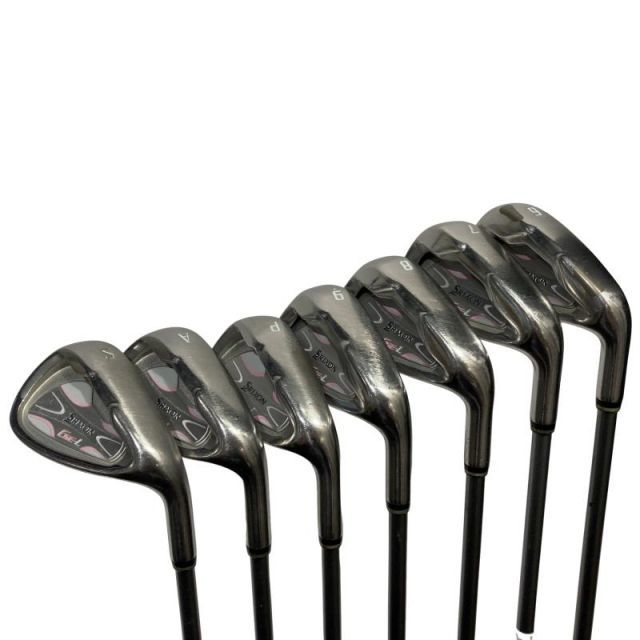 【中古】 ダンロップ SRIXON GiE-L 8S レディース アイアンセット IR SV-3019J(アイアン) (フレックスL) レディース 女性用 右利き 右用 Cランク ゴルフクラブ