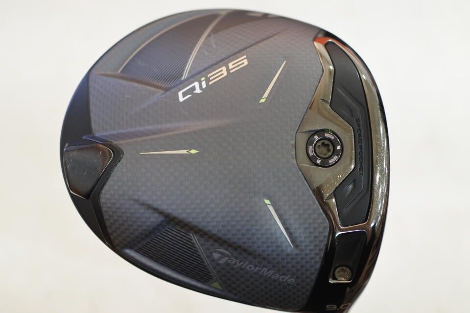 テーラーメイド　Qi35　9度　ツアーAD DI-6(旧デザイン)　Sフレックス　ドライバー　中古　ゴルフドゥ！春日井店【最短即日発送】