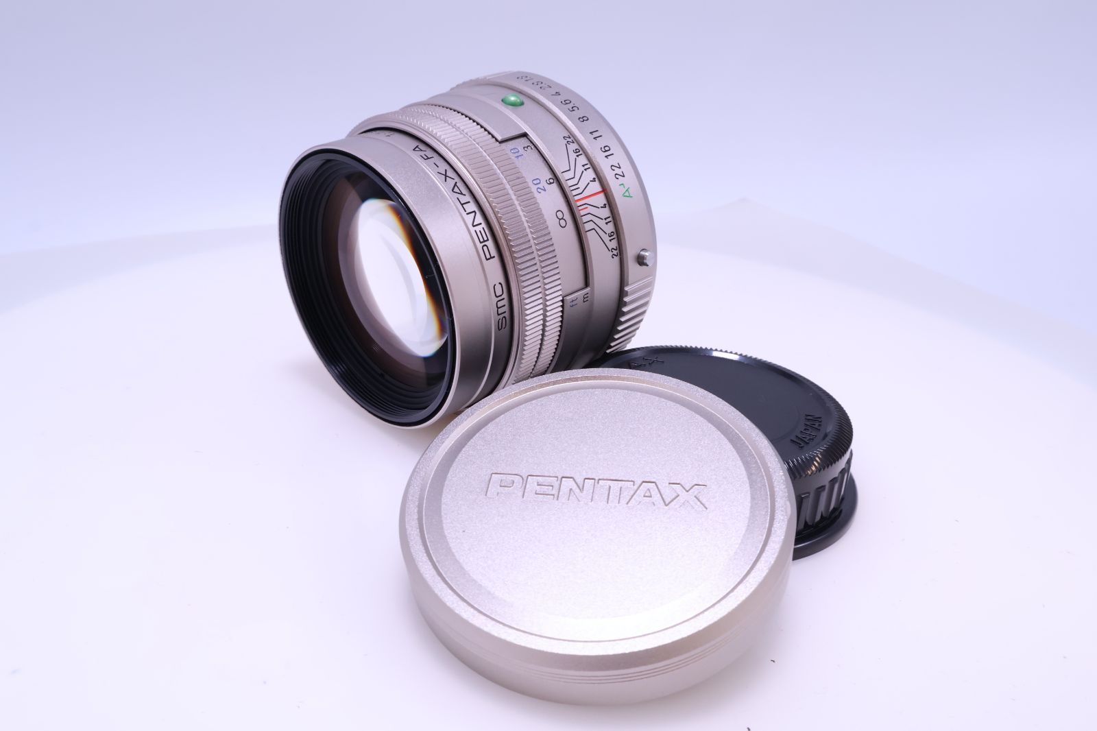 極美品】PENTAX smc PENTAX-FA 77mm F1.8 Limited シルバー 中望遠単