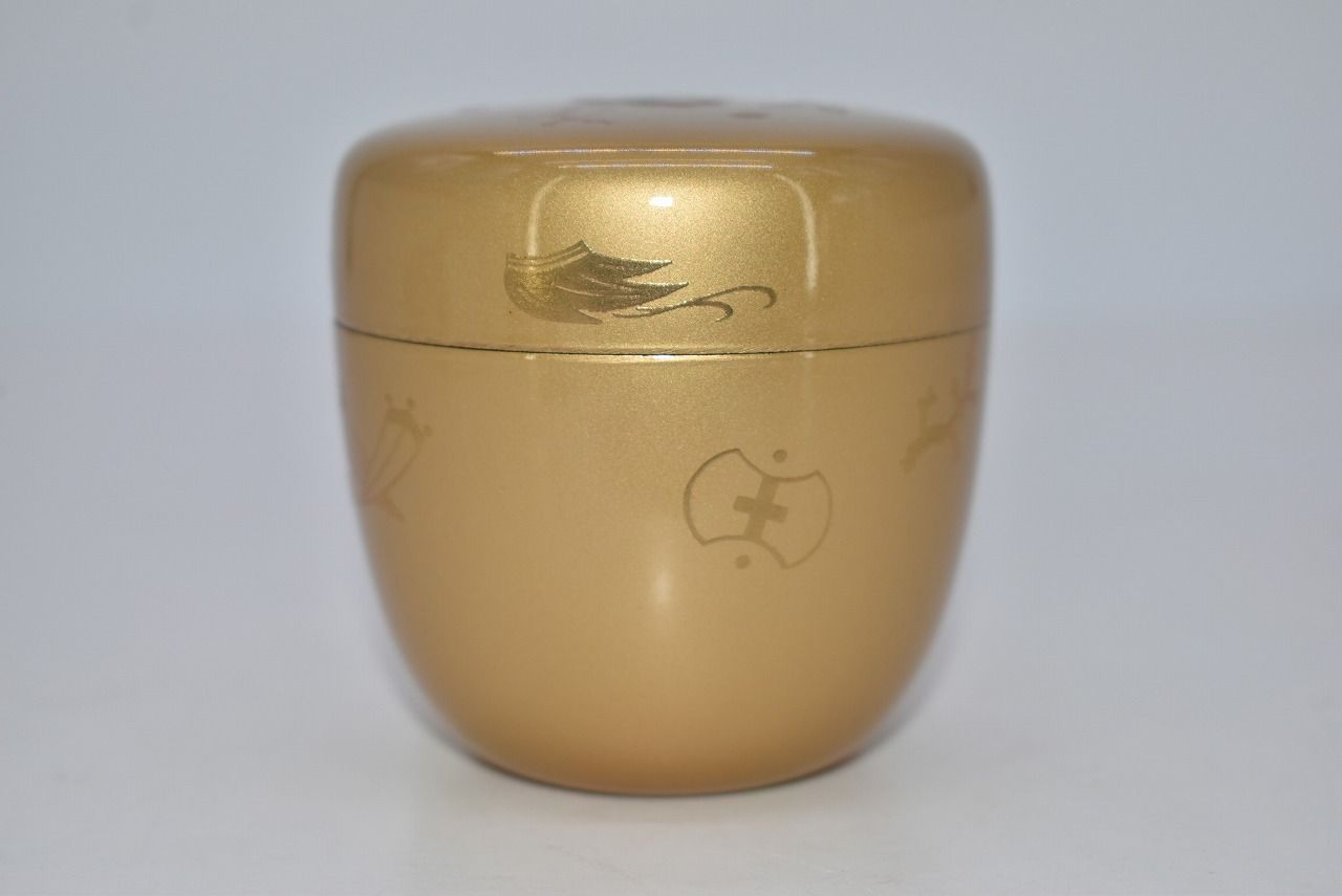 茶道具 棗 金地 宝尽蒔絵 中棗 樹脂製 茶道 tz17-018 - メルカリ