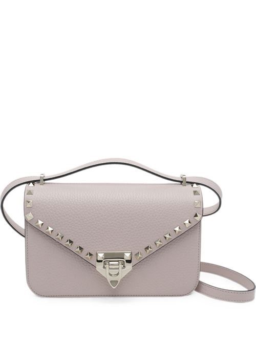 VALENTINO GARAVANI ロックスタッズ スエード レザー ショルダーバッグ 送料無料