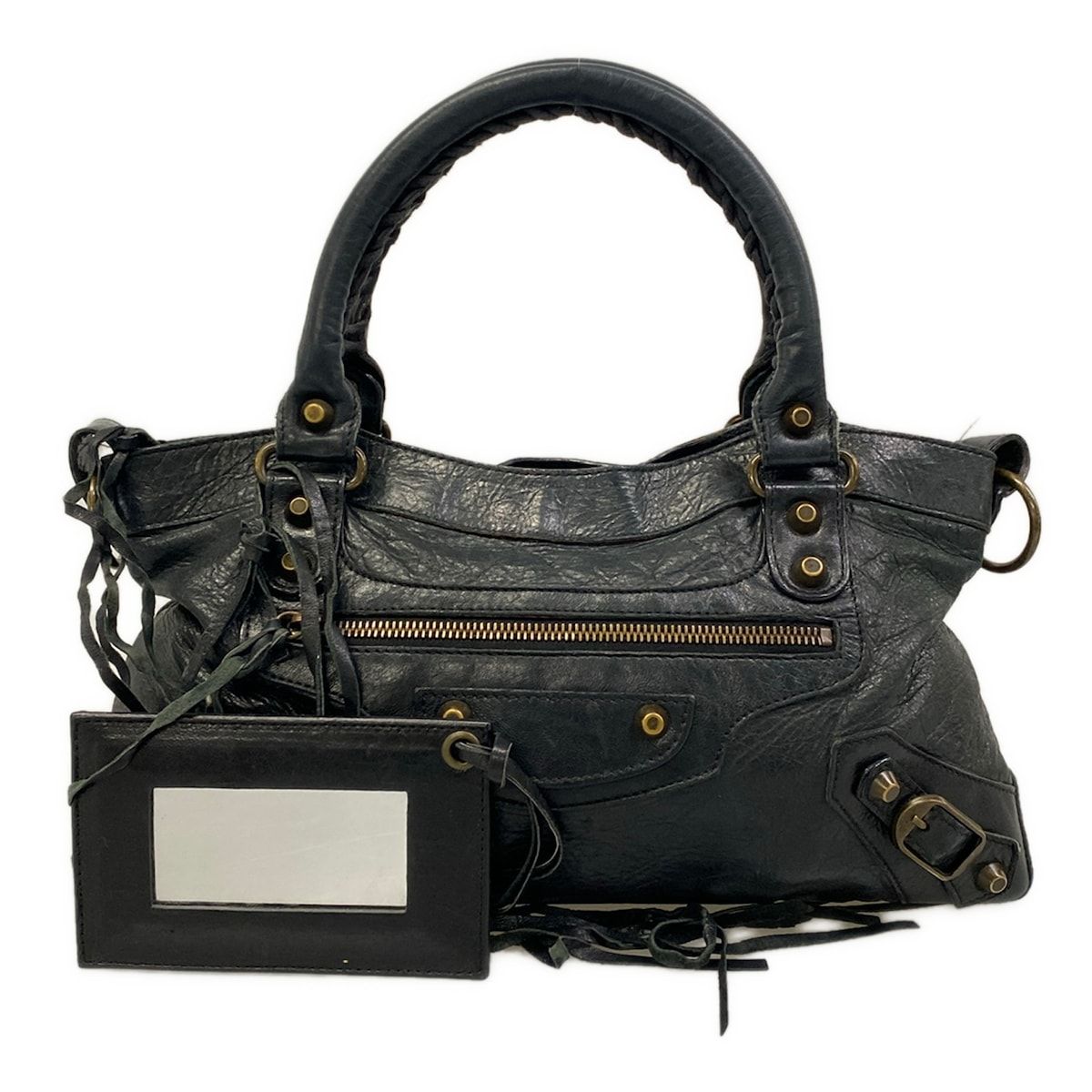 BALENCIAGA(バレンシアガ) ハンドバッグ ザ・ファースト 103208 黒 レザー