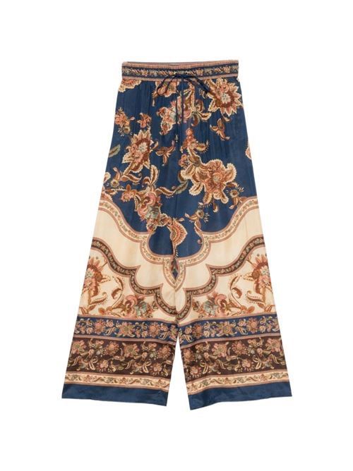 ZIMMERMANN ASTER プリント シルク パンツ 送料無料 65,973円