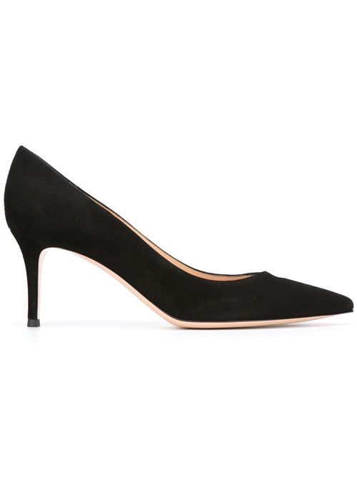 GIANVITO ROSSI ジャンヴィト スエード レザー パンプス 送料無料