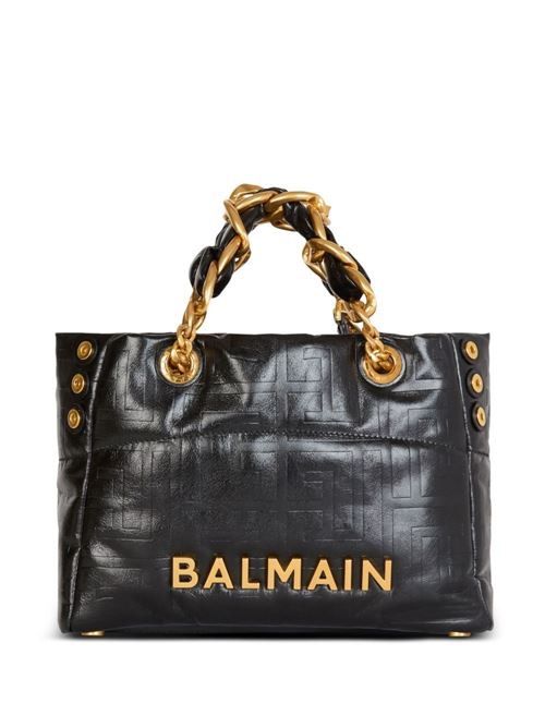 BALMAIN 1945 スモール レザー トート 送料無料