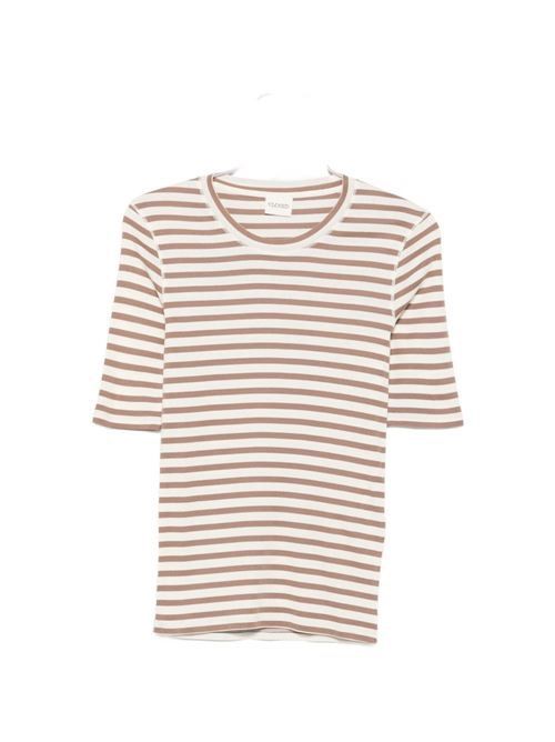 CLOSED コットンブレンドストライプTシャツ 送料無料