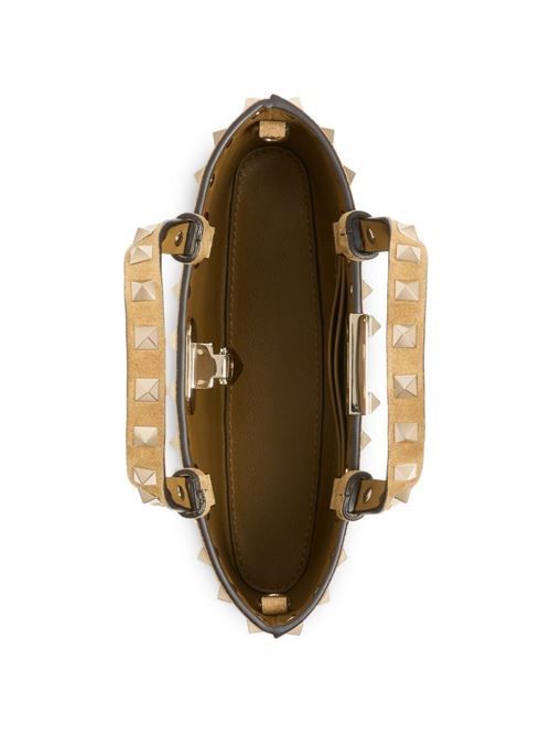 VALENTINO GARAVANI ロックスタッド スエード レザー ミニバッグ 送料無料 VALENTINO GARAVANI ロックスタッド スエード レザー ミニバッグ 送料無料
