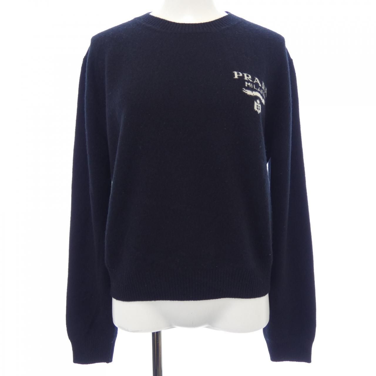 プラダ PRADA インターシャ ロゴ P24S1L S221 11N1 ニット 77,330円
