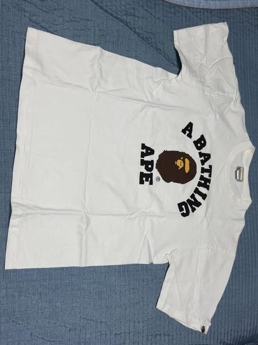 アベイシングエイプ カレッジ 半袖Tシャツ 白 M 8,250円