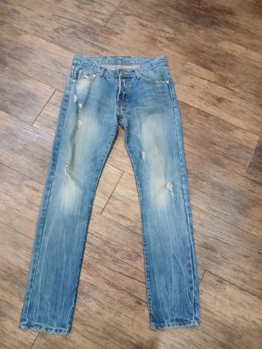 DSQUARED2 ディースクエアード2 正規品 デニム ズボン ウォッシュ ヴィンテージ ダメージ