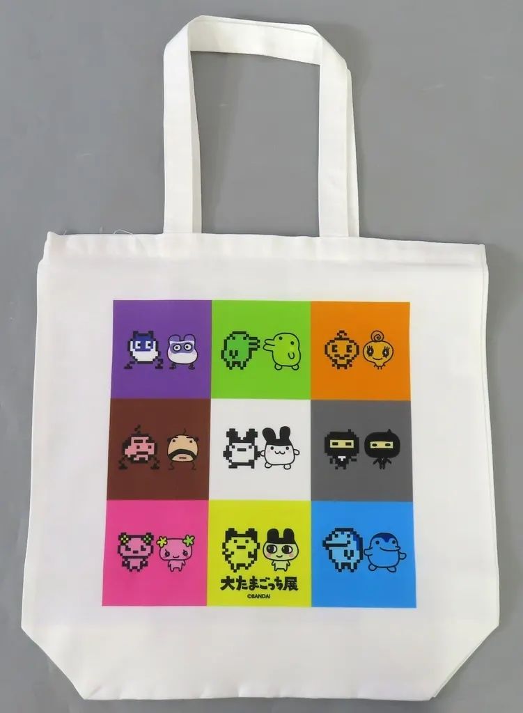 中古】バッグ 集合 トートバッグ ホワイト 「大たまごっち展」 - メルカリ