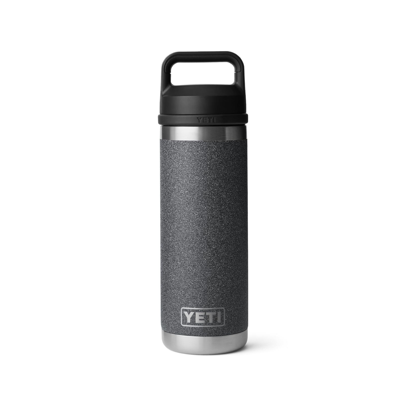 YETI(イエティ) ランブラー 18オンス ボトル 漏れ防止 真空断熱 ステンレススチール チャグキャップ付き ブラックストーンpms d9317003