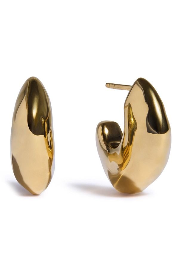 モニカヴィナダー レディース アクセサリー ピアス・イヤリング Monica Vinader Odyssey Medium Hoop Earrings 18K GOLD VERMEIL ゴールド 49,080円