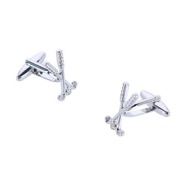 トラファルガー メンズ アクセサリー カフスボタン Trafalgar Hole In One Golf Clubs Novelty Cufflink silver シルバー