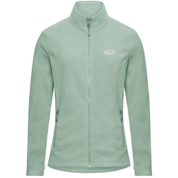 ジャックウルフスキン レディース アンダーウェア ナイトウェア フリース Jack Wolfskin Womens JW Taunus FullZip Fleece Green グリーン