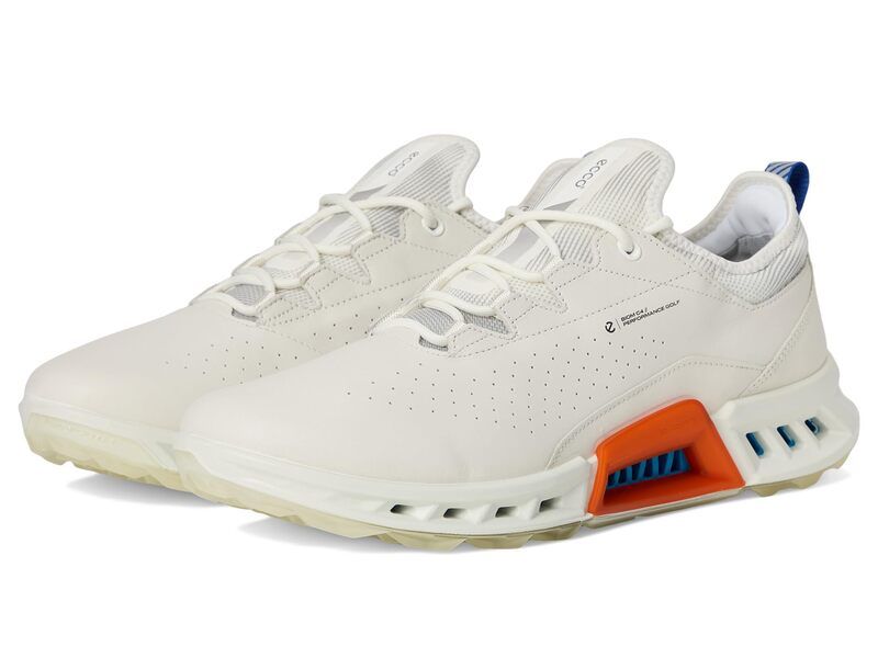 エコー メンズ シューズ スニーカー ECCO Golf Biom C4 Vented GORETEXR Waterproof Golf Shoe WhiteMazarine Blue ホワイト