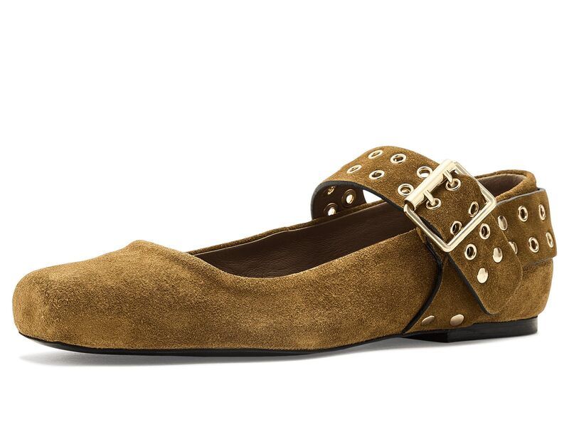フリーピープル レディース シューズ サンダル Free People Maggie Mary Jane Flats Toffee Suede