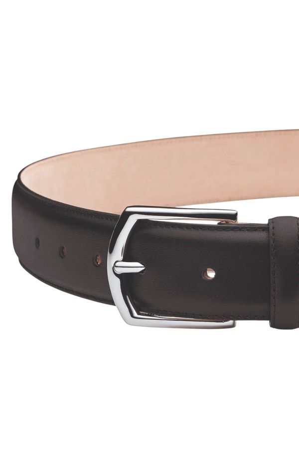 チャールズティリット メンズ アクセサリー ベルト レザー Charles Tyrwhitt Leather Belt Dark Chocolate チョコレート