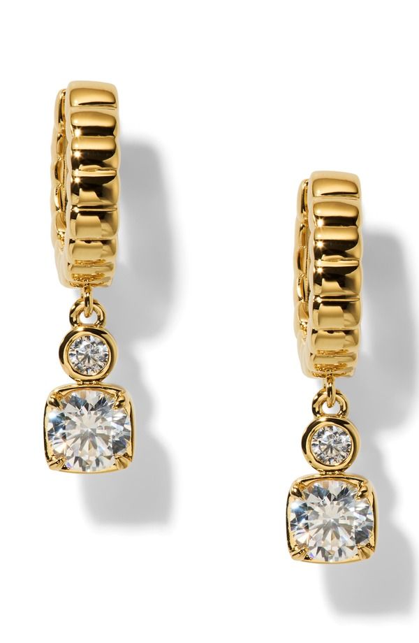 ナディール レディース アクセサリー ピアス・イヤリング Nadri Small Delancey Hoop Earrings GOLD ゴールド