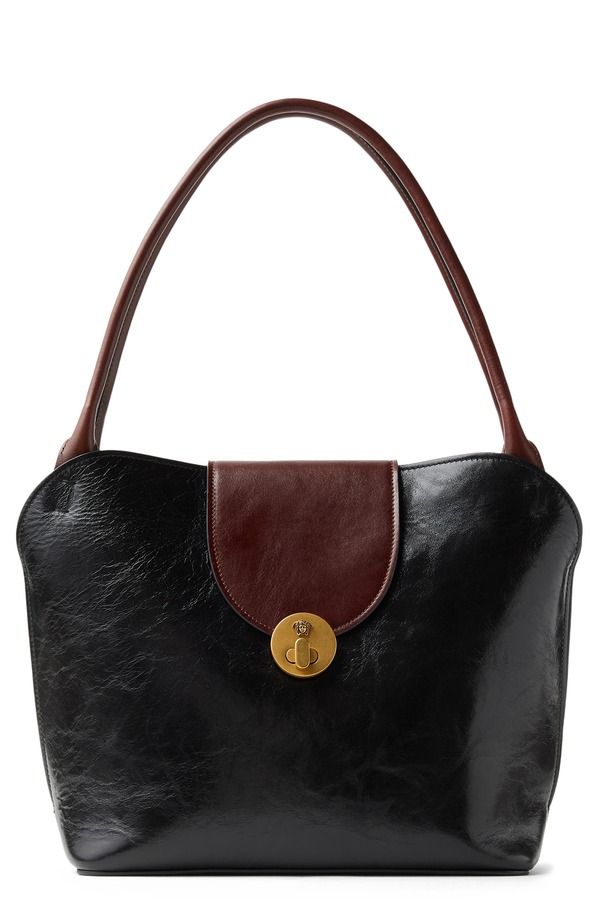 ヴェルサーチ レディース バッグ レザー Versace Medium Vivian Leather Shoulder Bag MOKAGOLD 82 ゴールド