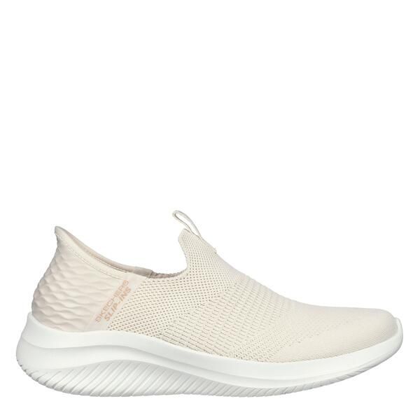 スケッチャーズ レディース シューズ スニーカー ニット Skechers Enginee red Stretch Knit SlipIns W Slip On Trainers Womens Nat