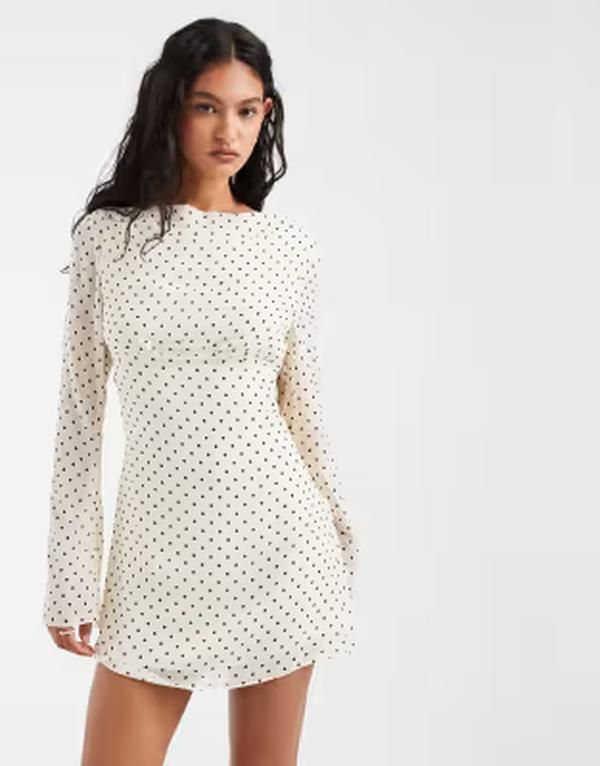 フリーピープル レディース トップス ワンピース ドット柄 ドット プリント ミニ Free People Jolie printed mini dress in polka dot Polka do