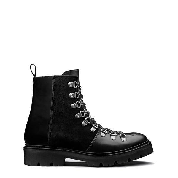 グレンソン レディース シューズ ブーツ・レインブーツ Grensonanette Boot Black Suede ブラック