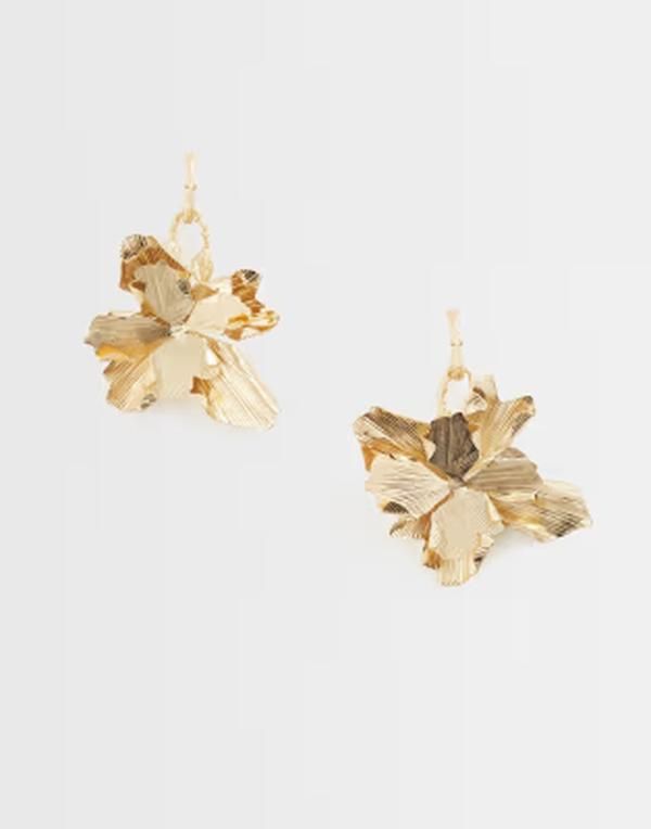 リクレイム ヴィンテージ レディース アクセサリー ピアス・イヤリング フラワー柄 フラワー Reclaimed Vintage floral drop earrings in antique GOL 8,506円