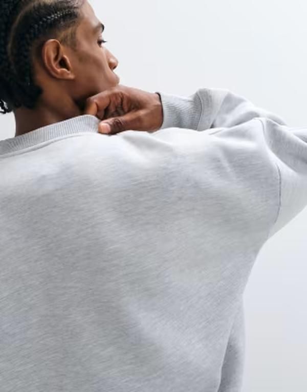 エイソス メンズ アウター パーカー・スウェット シャツ スキューバ ASOS DESIGN extreme oversized sweatshirt in scubastyle fabric hea