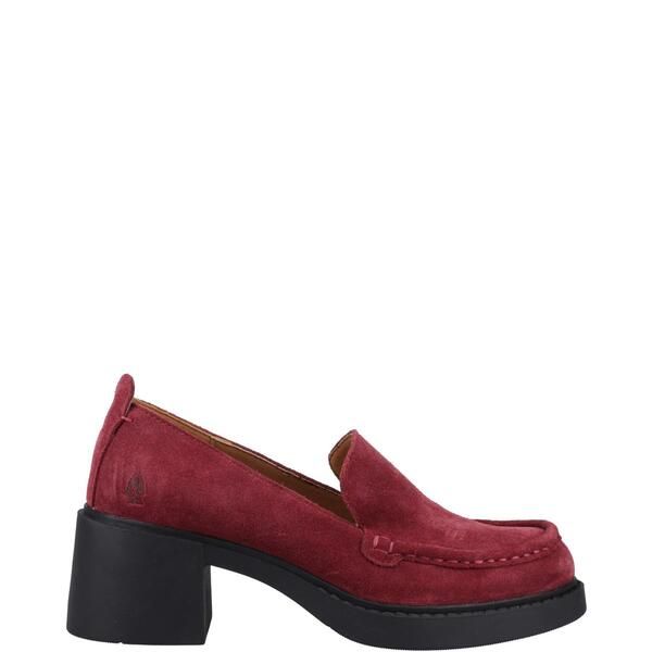 ハッシュパピー レディース シューズ パンプス ローファー Hush Puppies Adelaide Loafer Dark Red レッド