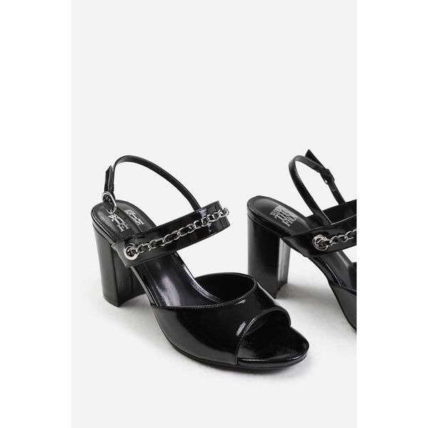 ホエアズザットフロム レディース シューズ パンプス Wheres That From Womens Block Court Shoes BlackPatent