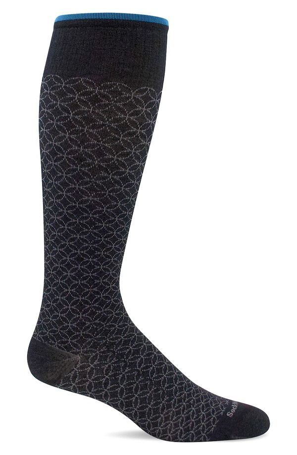 ソックウェル レディース アンダーウェア 靴下 SOCKWELL Featherweight Compression Socks BLACK MULTI ブラック