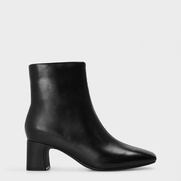 クラークス レディース シューズ ブーツ・レインブーツ アンクル ヒール Clarks Womens Fernie Zipped Ankle Heeled Boots Black Leather ブラ