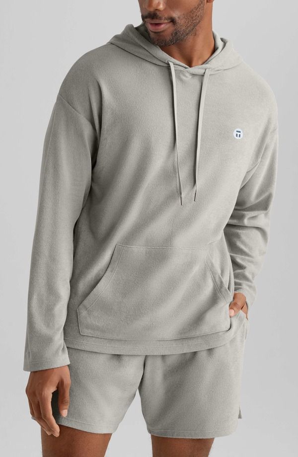 トミージョン メンズ アウター パーカー・スウェット パイル Tommy John Cabana Terry Hoodie DOVE 22,578円