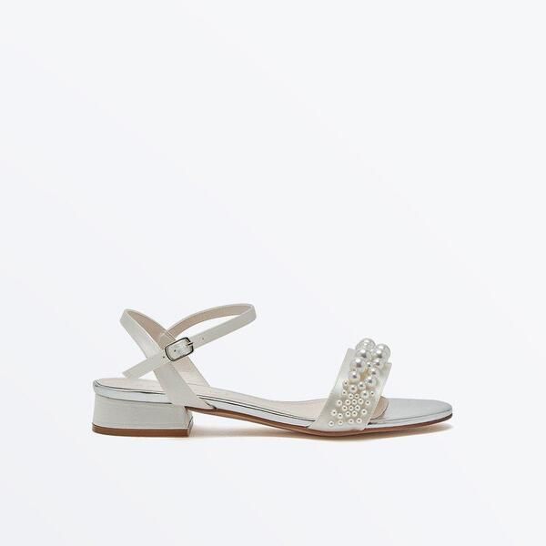 レインボー レディース シューズ パンプス Rainbowomens Block Court Shoes Ivory アイボリー