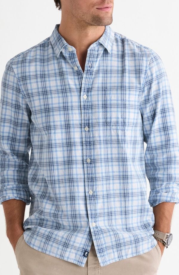 ヴァインヤードヴァインズ メンズ トップス シャツ コットン vineyard vinesandstone Plaid Cotton Shirt COASTLINE チェック