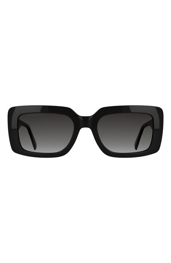 ケンドラスコット レディース アクセサリー サングラス・アイウェア Kendra Scott Dira 55mm Rectangular Sunglasses BLACK ブラック