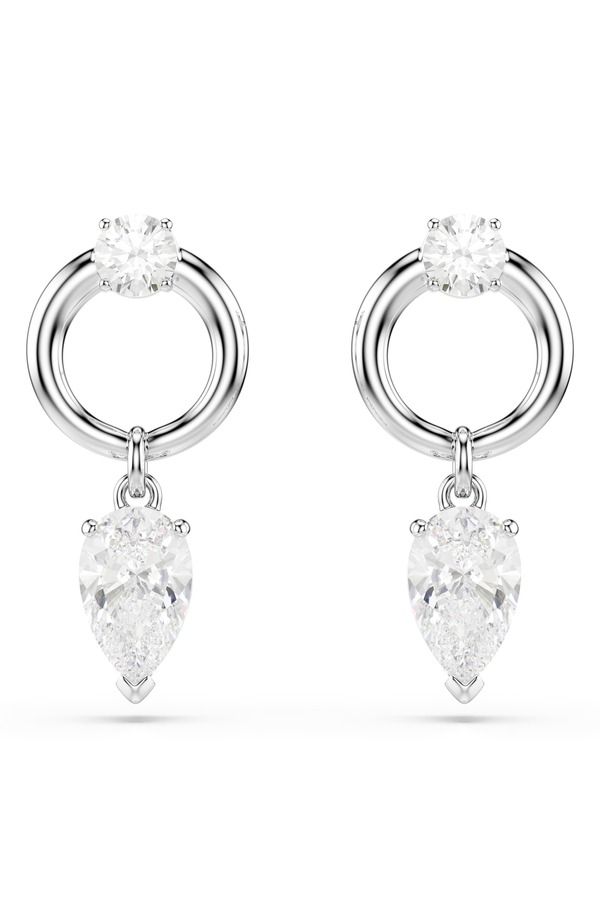 スワロフスキー レディース アクセサリー ピアス・イヤリング Swarovski Mesmera Drop Earrings RHODIUM WHITE ホワイト