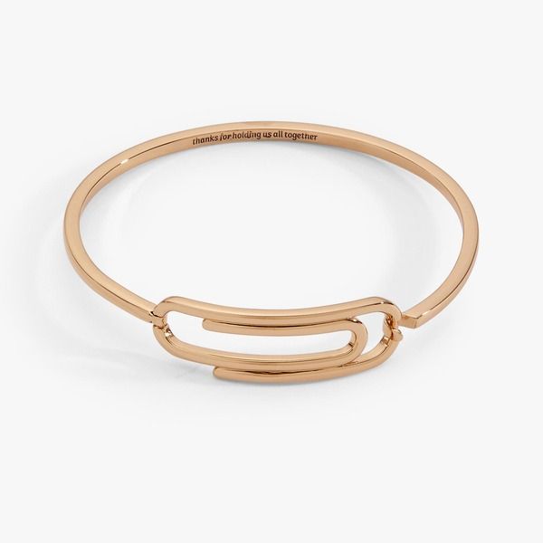 アレックスアンドアニ レディース アクセサリー ブレスレット・バングル・アンクレット Alex and Ani Thanks For Holding Us All Together Paperclip